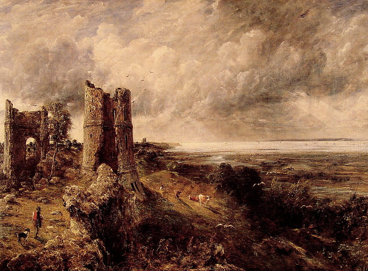 哈德利城堡 Hadleigh Castle (1829)，约翰·康斯特布尔