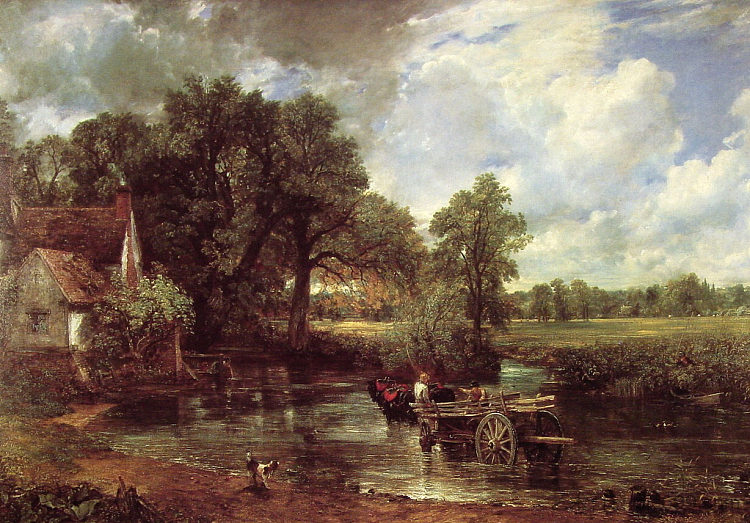 干草韦恩 The Hay Wain (1821),约翰·康斯特布尔