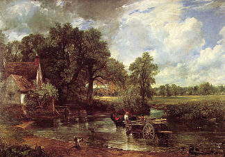 干草韦恩 The Hay Wain (1821)，约翰·康斯特布尔