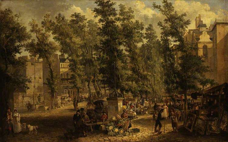 意大利大道，巴黎 Boulevard des Italiens, Paris (1815)，约翰·克罗姆