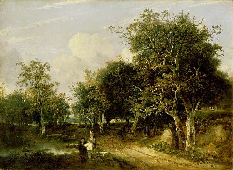 格罗夫场景 Grove Scene (1820)，约翰·克罗姆