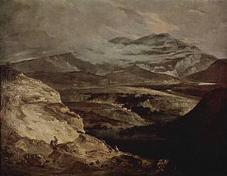板岩采石场 Slate Quarries (1805)，约翰·克罗姆