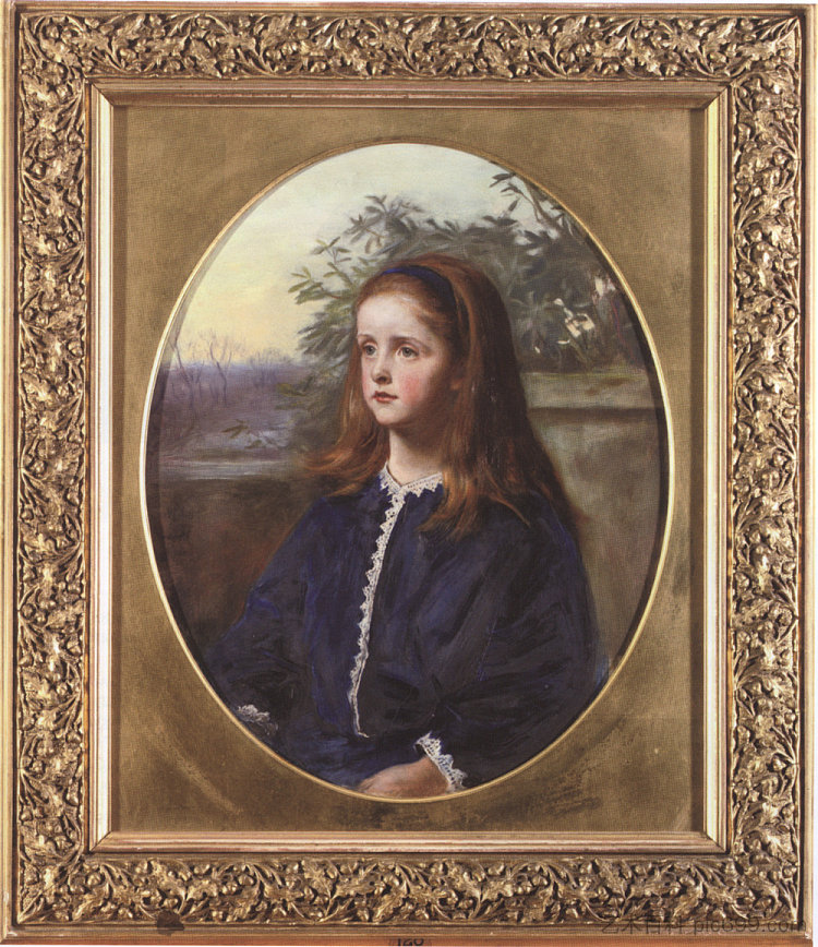 玛格丽特·富勒·梅特兰的肖像 Portrait of Margaret Fuller Maitland,约翰·埃弗里特·米莱斯