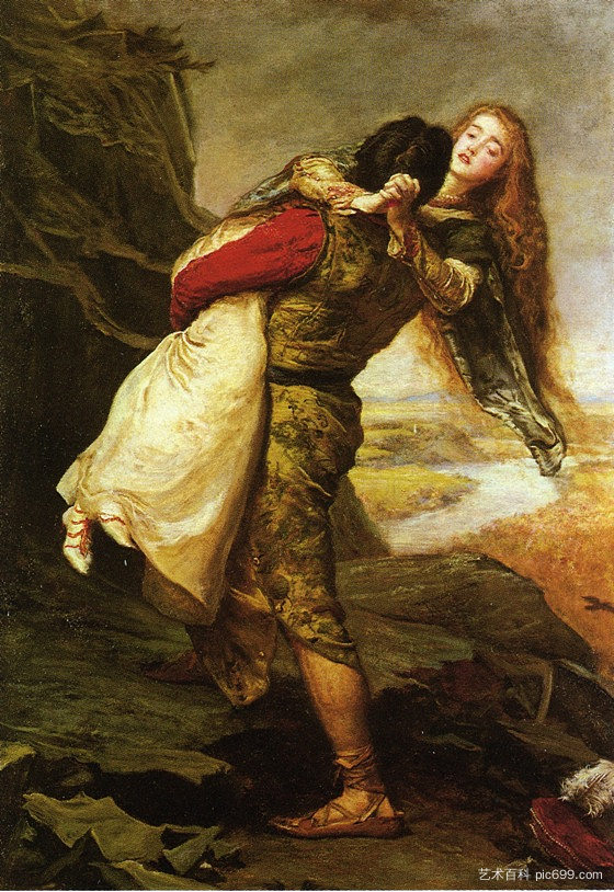 爱的王冠 The Crown of Love (1875)，约翰·埃弗里特·米莱斯