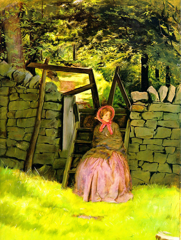 等待 Waiting (1854)，约翰·埃弗里特·米莱斯