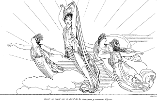 奥德赛插图 Illustration to Odyssey (1793)，约翰·弗拉克斯曼