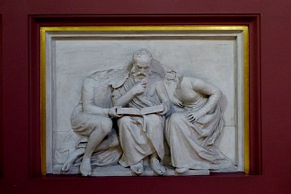 Ucl Flaxman画廊的石膏模型 Plaster Cast in the Ucl Flaxman Gallery，约翰·弗拉克斯曼