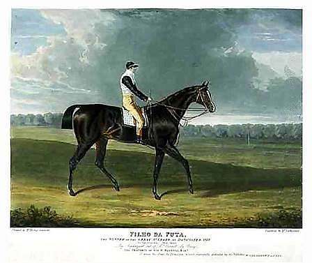 “Filho da Puta”，唐卡斯特大圣莱格的冠军 'Filho da Puta', the Winner of the Great St. Leger at Doncaster (1815)，老约翰·弗雷德里克·赫林