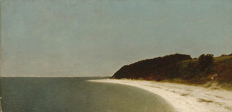 伊顿脖子，长岛 Eaton's Neck, Long Island (c.1872)，约翰·冯检基·肯西特