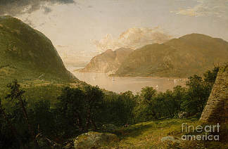 哈德逊河场景 Hudson River Scene，约翰·冯检基·肯西特