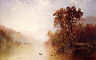 乔治湖 Lake George (1869)，约翰·冯检基·肯西特