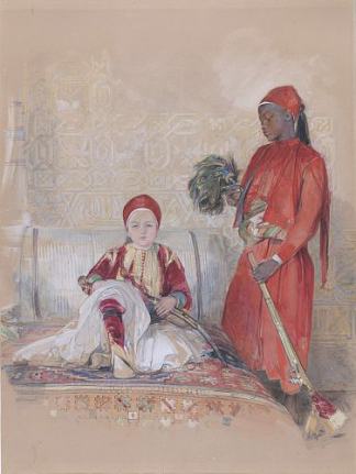 孩子 Child (1848)，约翰·弗雷德里克·刘易斯