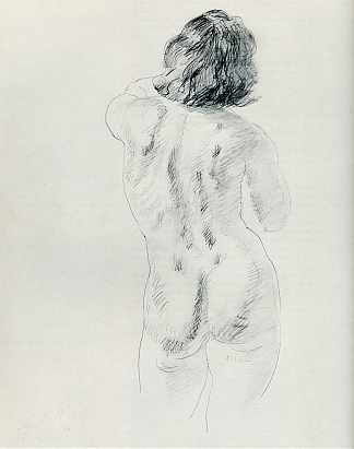 裸体站立 Nude standing，约翰法国斯隆