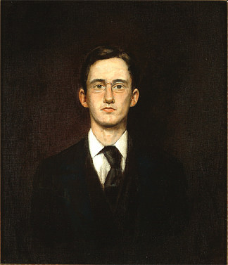 自画像 Self-portrait (1890)，约翰法国斯隆