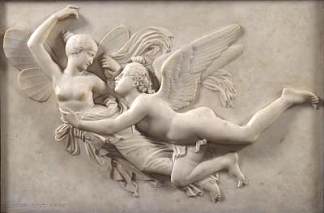 丘比特追求普赛克 Cupid pursuing Psyche (1843)，约翰·吉布森