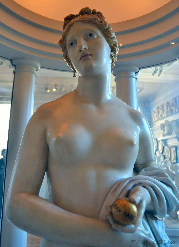有色维纳斯(局部) The Tinted Venus (detail) (1862),约翰·吉布森