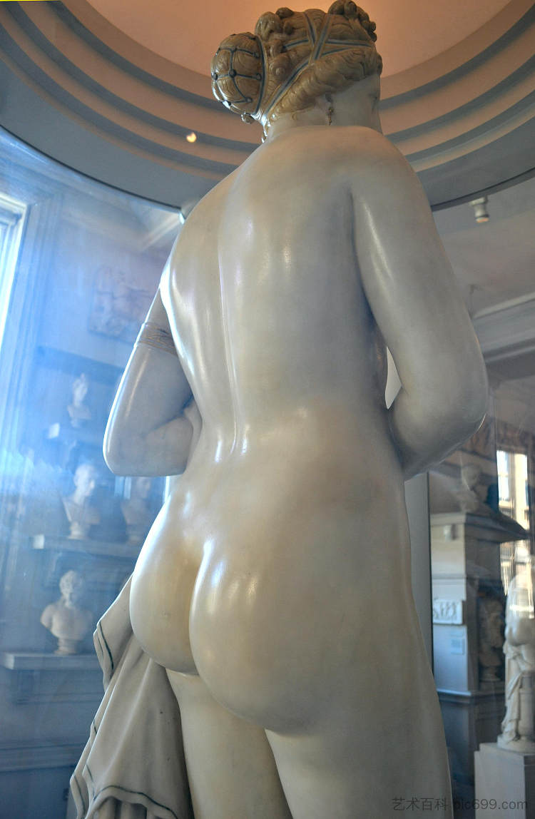 有色维纳斯（局部） The Tinted Venus (detail) (1862)，约翰·吉布森