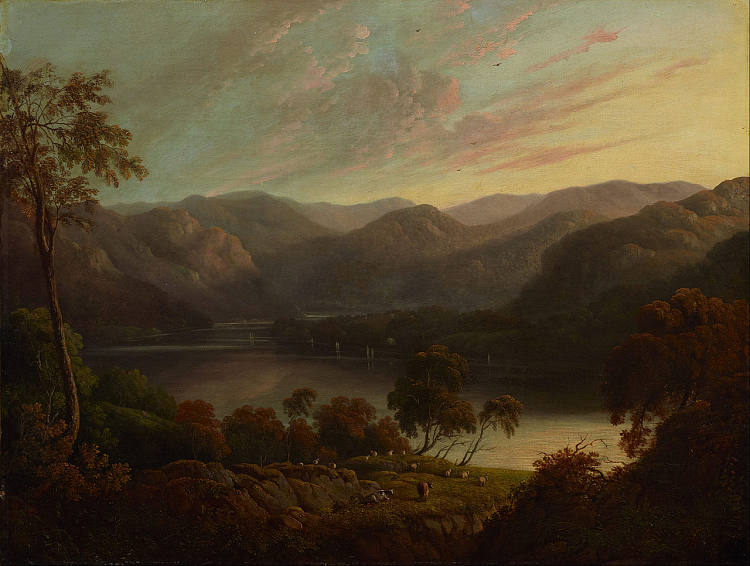 坎伯兰的景观 Landscape view in Cumberland (1820)，约翰·格洛弗