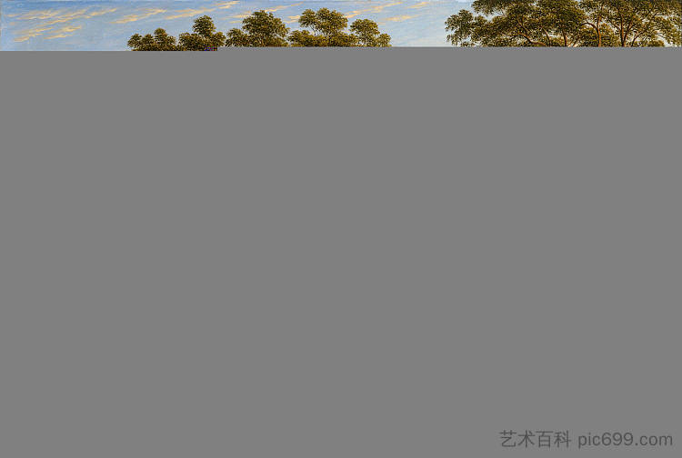 乌斯河上的原住民，范迪门的土地 Natives on the Ouse River, Van Diemen's Land (1838)，约翰·格洛弗