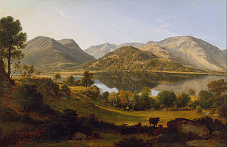 厄尔斯沃特，清晨 Ullswater, early morning (1824)，约翰·格洛弗