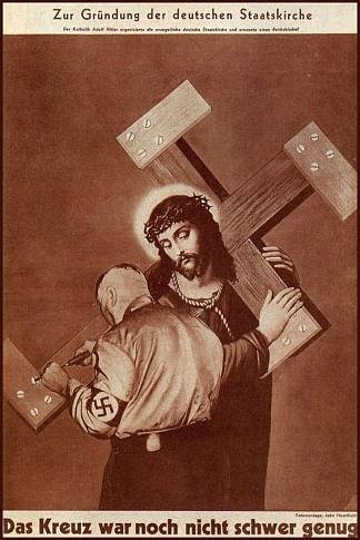 关于德国国家教会——十字架还不够重 Concerning the German State Church – The Cross Wasn’t Heavy Enough Yet，约翰·哈特菲尔德