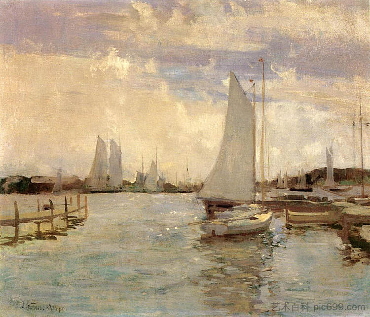 格洛斯特港 Gloucester Harbor,约翰·亨利·特瓦克特曼
