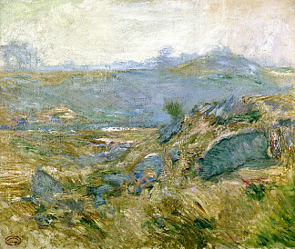 十一月雾霾（又名高地牧场） November Haze (aka Upland Pastures) (1890 – 1899)，约翰·亨利·特瓦克特曼