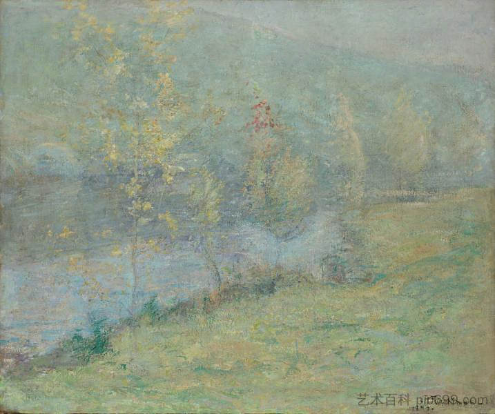 朦胧的梅莫恩 Misty May Morn (1899)，约翰·亨利·特瓦克特曼