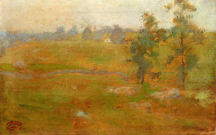 夏季景观 Summer Landscape (1897 - 1899)，约翰·亨利·特瓦克特曼