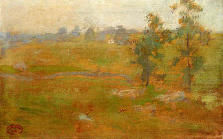 夏季景观 Summer Landscape (1897 – 1899)，约翰·亨利·特瓦克特曼