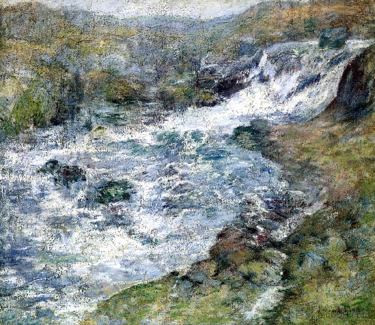 洪流 The Torrent (c.1900)，约翰·亨利·特瓦克特曼