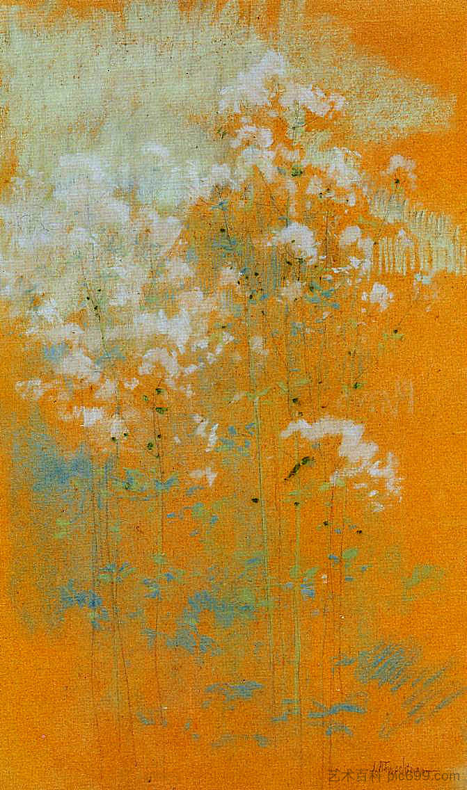 野花 Wild Flowers (c.1889 - c.1891)，约翰·亨利·特瓦克特曼