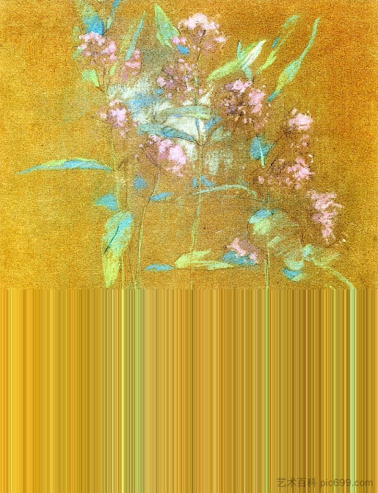 野花 Wildflowers (c.1889 - c.1891)，约翰·亨利·特瓦克特曼