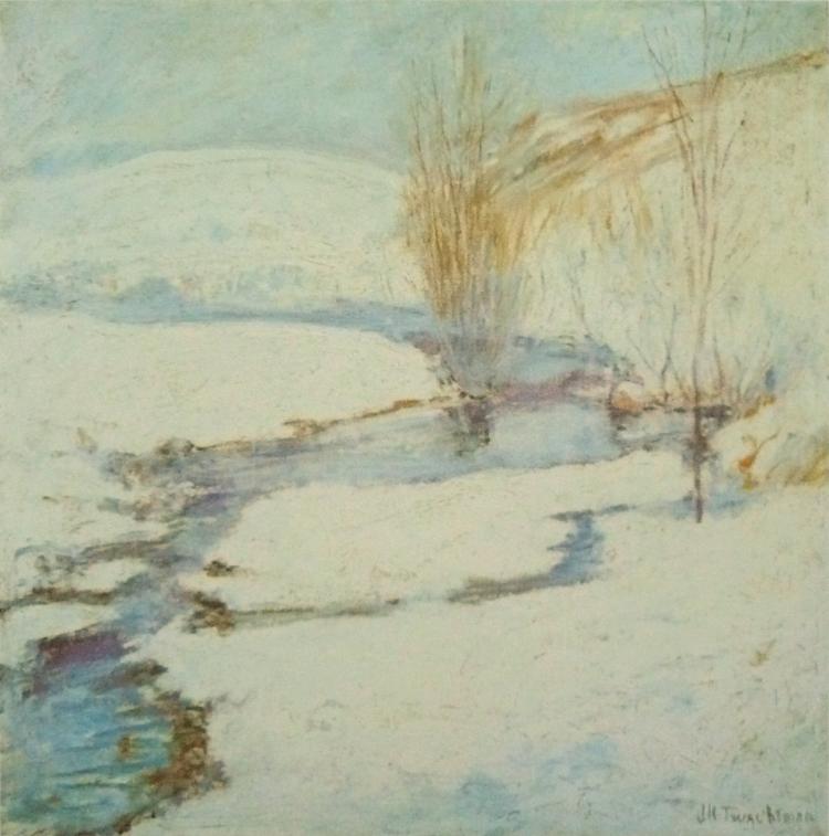 冬季景观 Winter Landscape (1890 - 1900)，约翰·亨利·特瓦克特曼