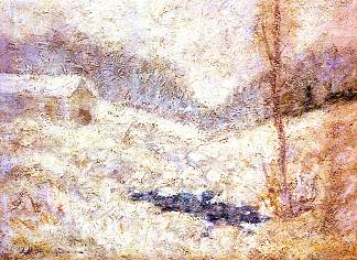 冬季场景 Winter Scene，约翰·亨利·特瓦克特曼