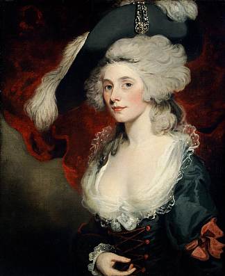 Mary Robinson 飾演 Perdita Mary Robinson as Perdita (1782)，约翰·霍普纳