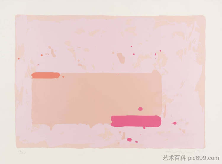 橙色， 粉色 Orange, Pink (1971)，约翰·霍伊兰