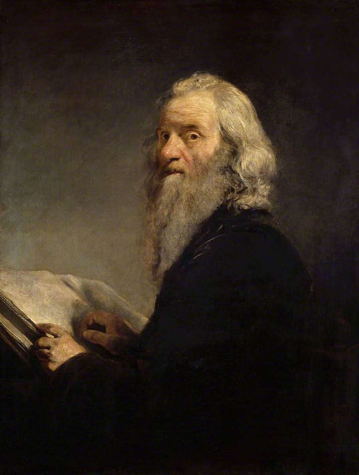 犹太拉比 A Jewish Rabbi (1817)，约翰·杰克逊