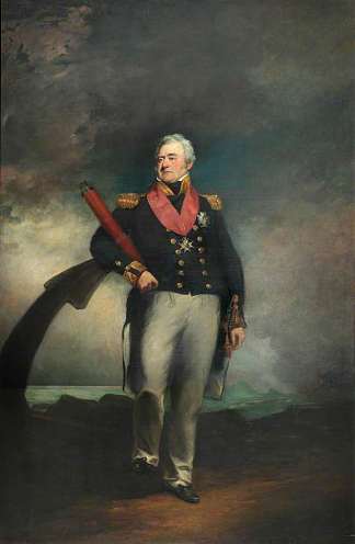 海军上将阿梅利乌斯·博克莱克勋爵 （1771–1846） Admiral Lord Amelius Beauclerk (1771–1846)，约翰·杰克逊