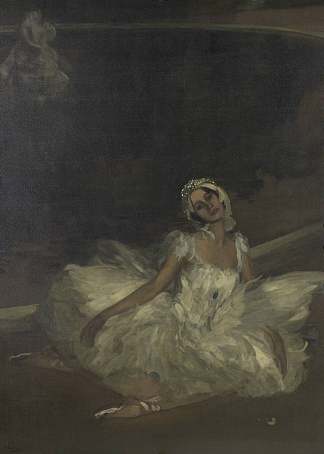 死天鹅 – 安娜·巴甫洛娃 Le Mort du Cygne: Anna Pavlova (1911)，约翰·拉弗里