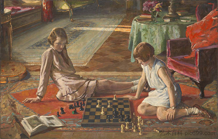 棋手 The Chess Players (1929)，约翰·拉弗里