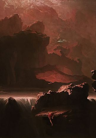 萨达克寻找遗忘之水 Sadak in Search of the Waters of Oblivion (1812)，约翰·马丁