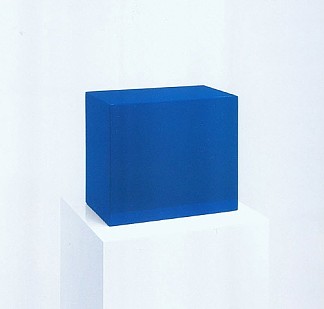 无题（蓝框） Untitled (Blue Box) (1966)，约翰·麦克拉肯