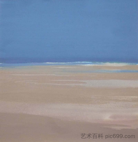 康沃尔海滩 Cornish Beach，约翰·米勒