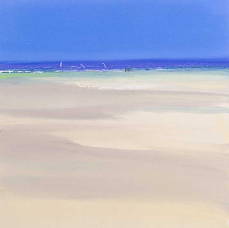 风帆冲浪者，肾路海滩二期 Windsurfers, Porth Kidney Beach II，约翰·米勒