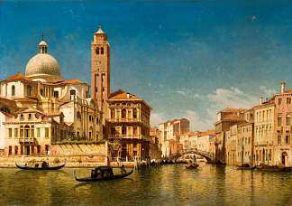威尼斯风光 Venetian Scene，约翰·奥康纳