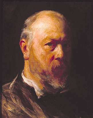 自画像 Self-portrait (1882)，约翰·比蒂