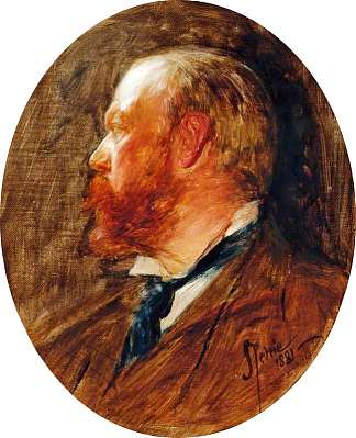 自画像 Self Portrait (1881)，约翰·比蒂