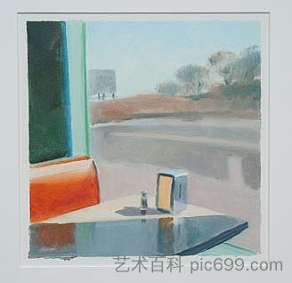 无题（从餐厅看） Untitled (View from a diner) (c.1978)，约翰注册