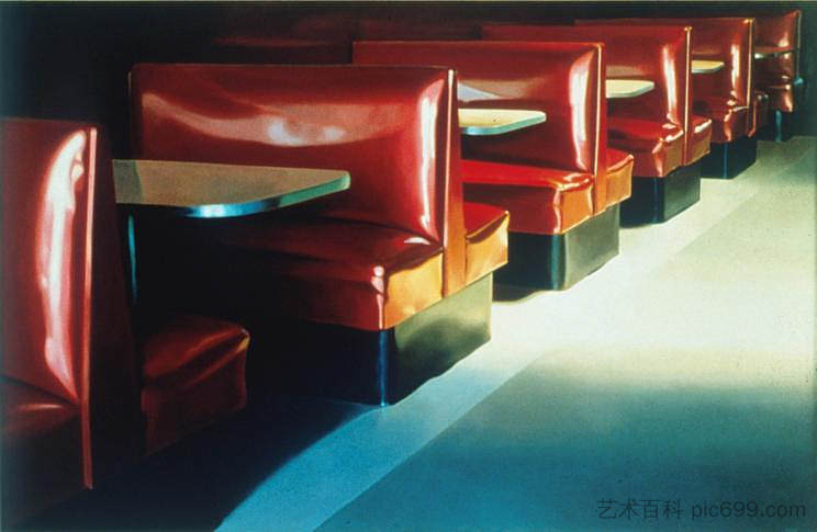 红色展位 Red Booths (1986)，约翰注册